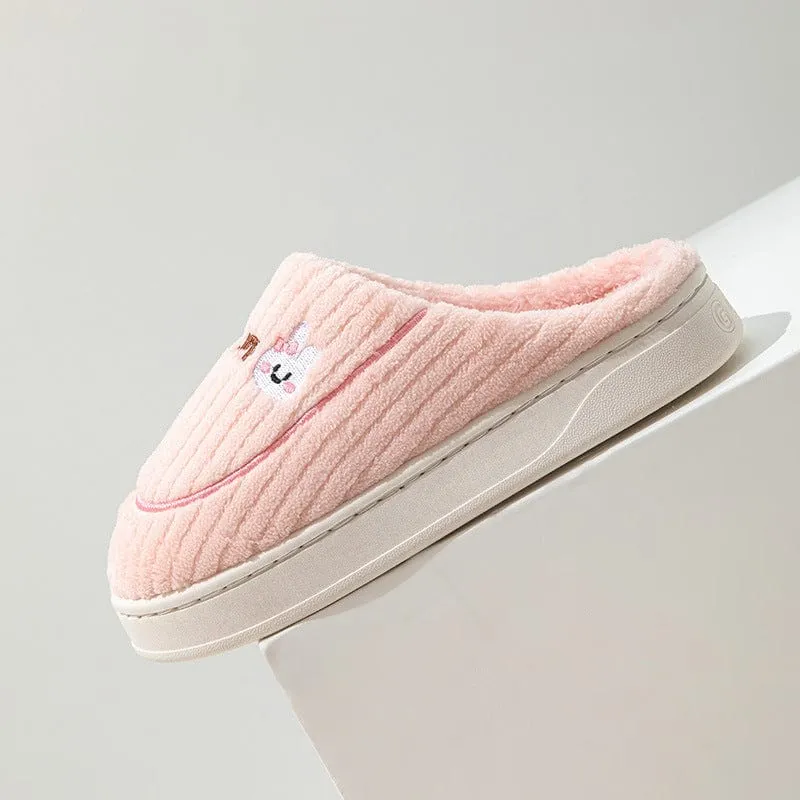 Cute Cartoon Decor Fluffy Slippers