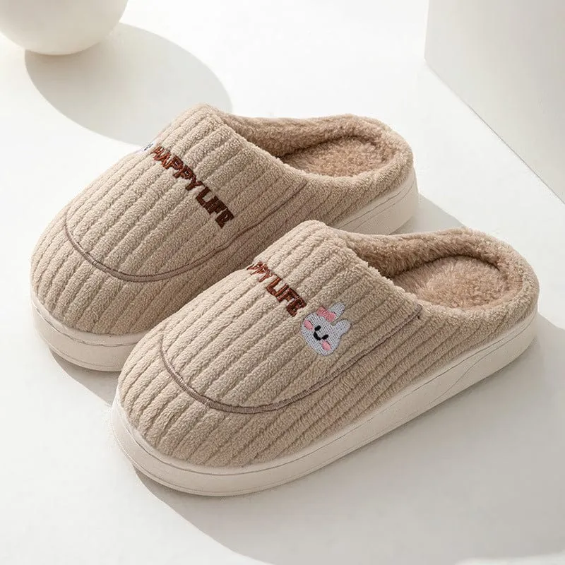 Cute Cartoon Decor Fluffy Slippers