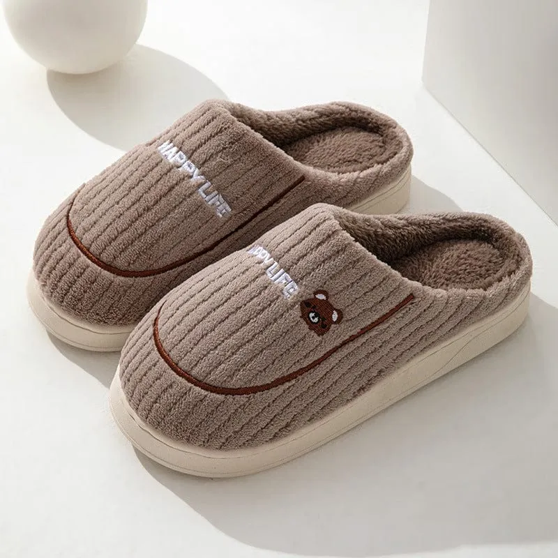 Cute Cartoon Decor Fluffy Slippers