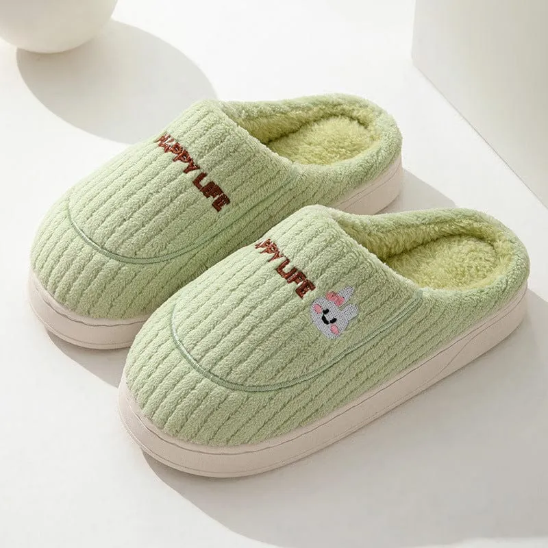 Cute Cartoon Decor Fluffy Slippers