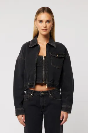 DENIM BOMBER JACKET CARA - ABrand Denim