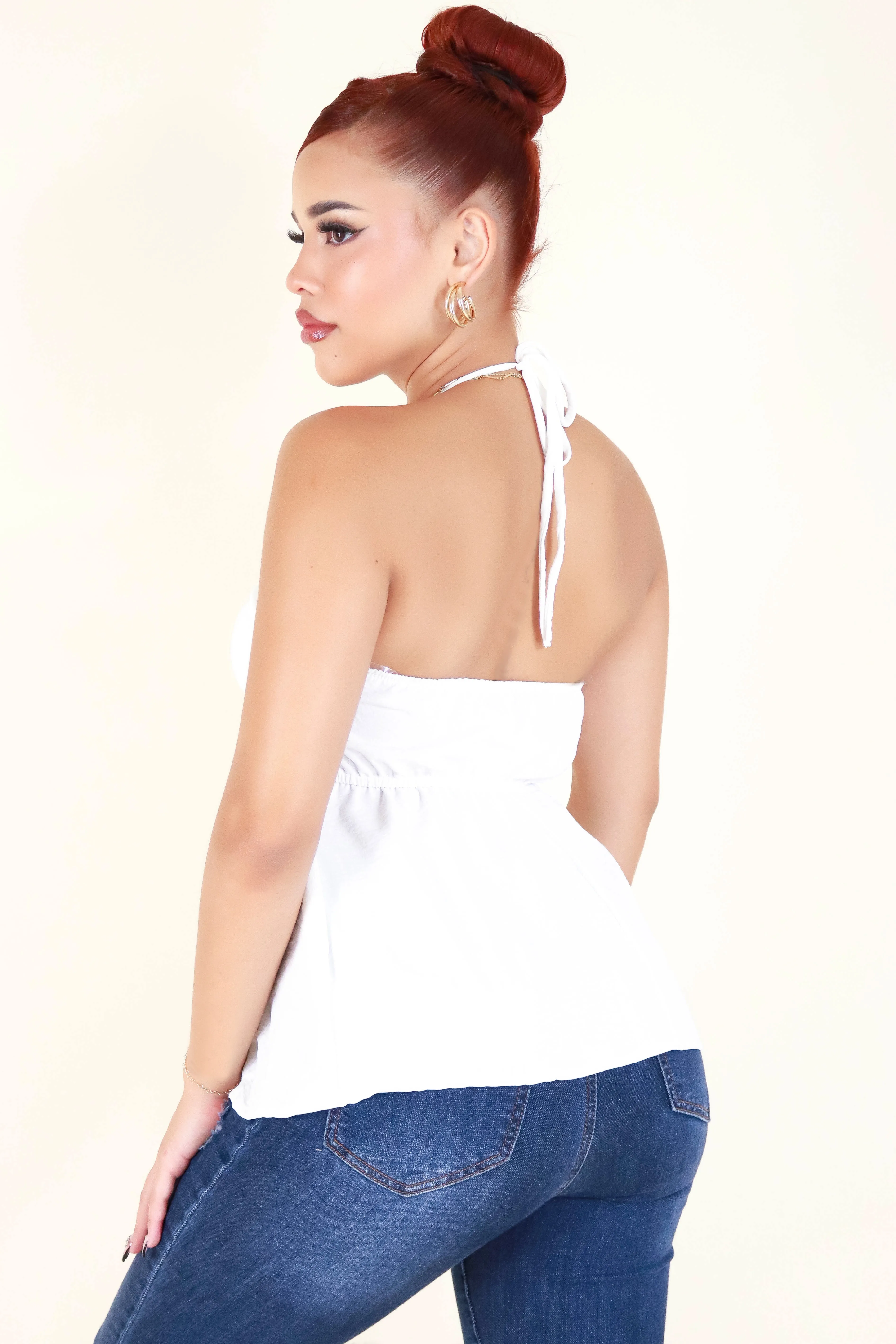 DOING BETTER HALTER TOP