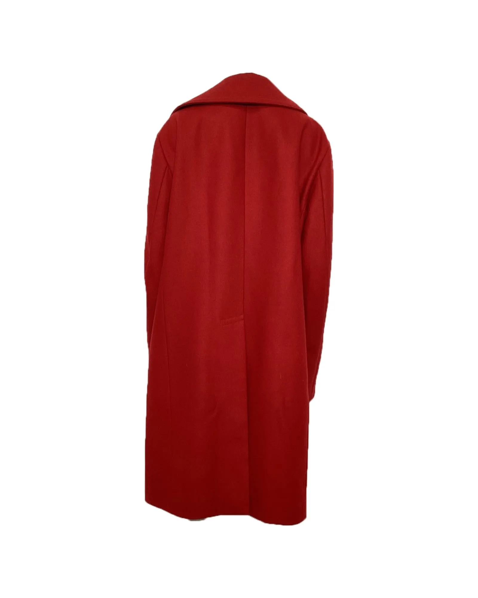 DoubleBreasted Peacoat Long Sleeves