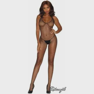 Dreamgirl Diamond Net Bodystocking 0079 Black