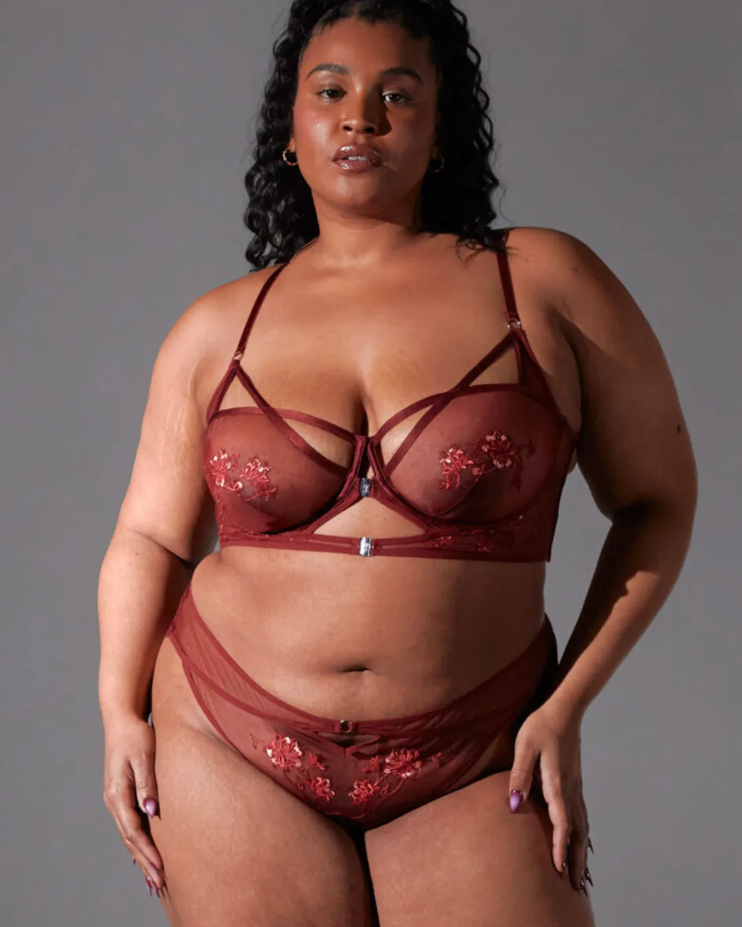 Dryad Bra - Burgundy