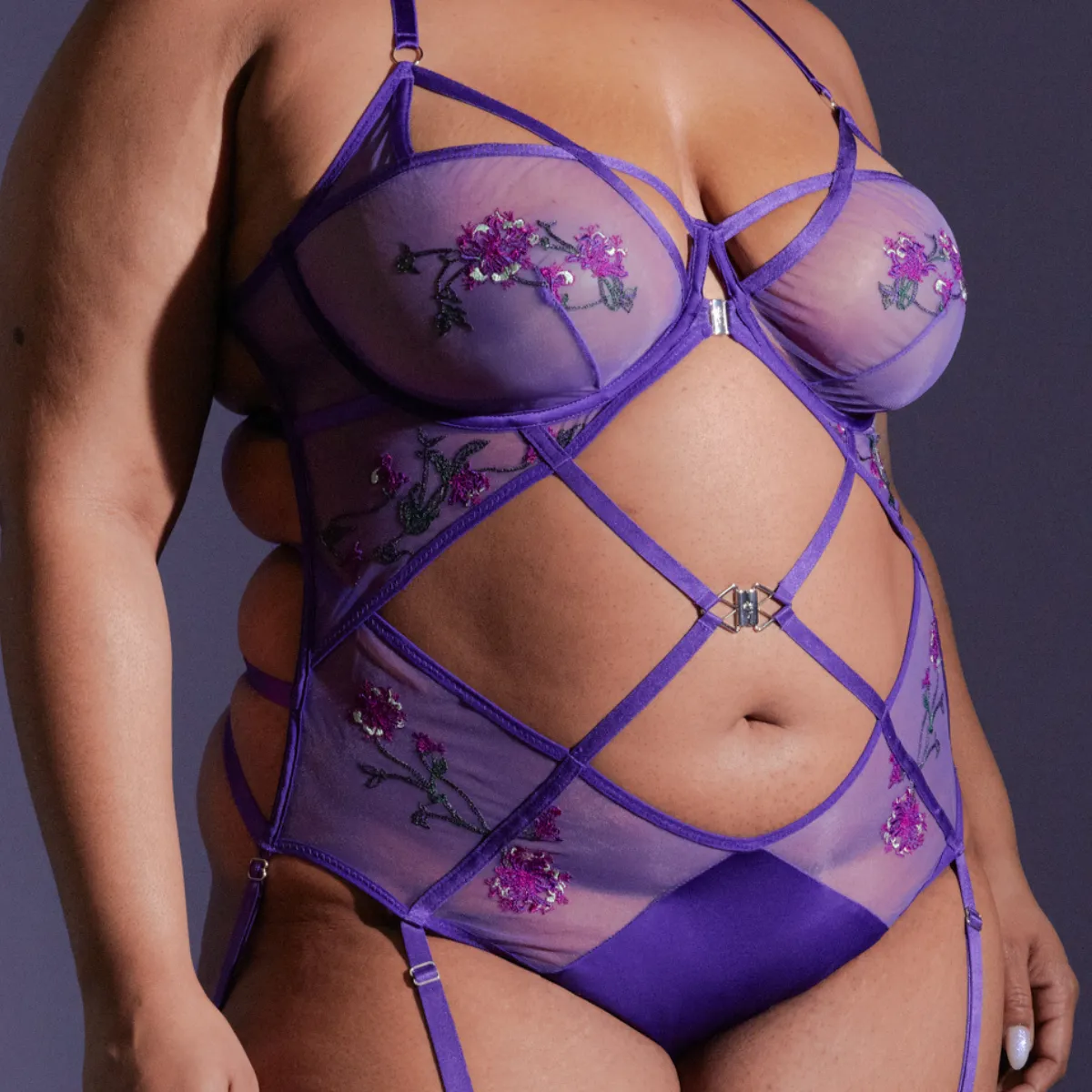 Dryad Playsuit - Ultraviolet