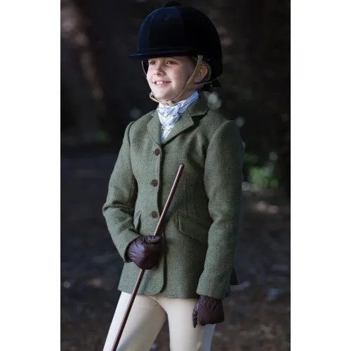 Equetech Junior Claydon Deluxe Tweed Riding Jacket