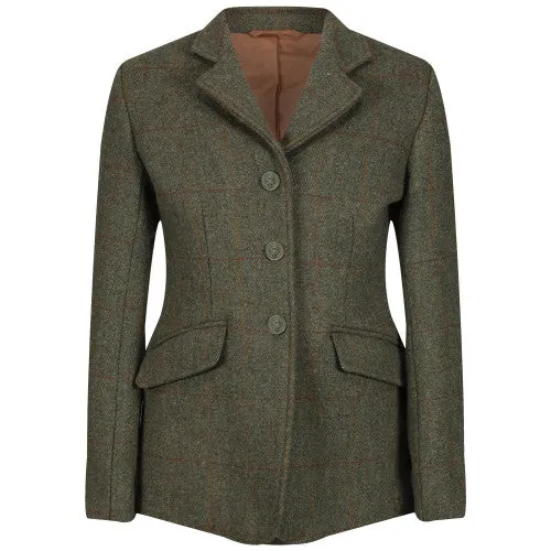 Equetech Junior Claydon Deluxe Tweed Riding Jacket