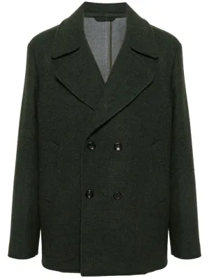 ETRO Men's Peacoat with Welt Pockets and Sleeves