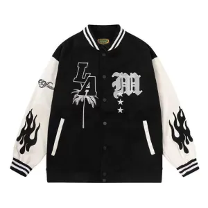 Flamy Baseball Palm Tree Jacket