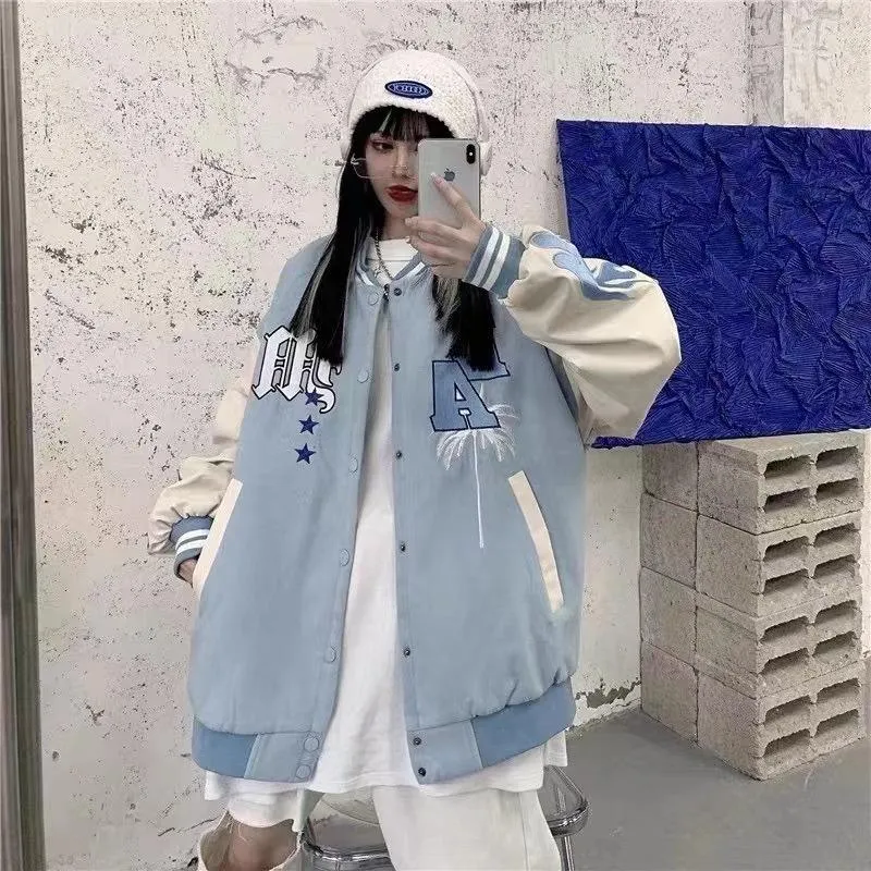 Flamy Baseball Palm Tree Jacket