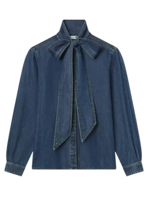 Frame The Secretary Blouse in Babydoll