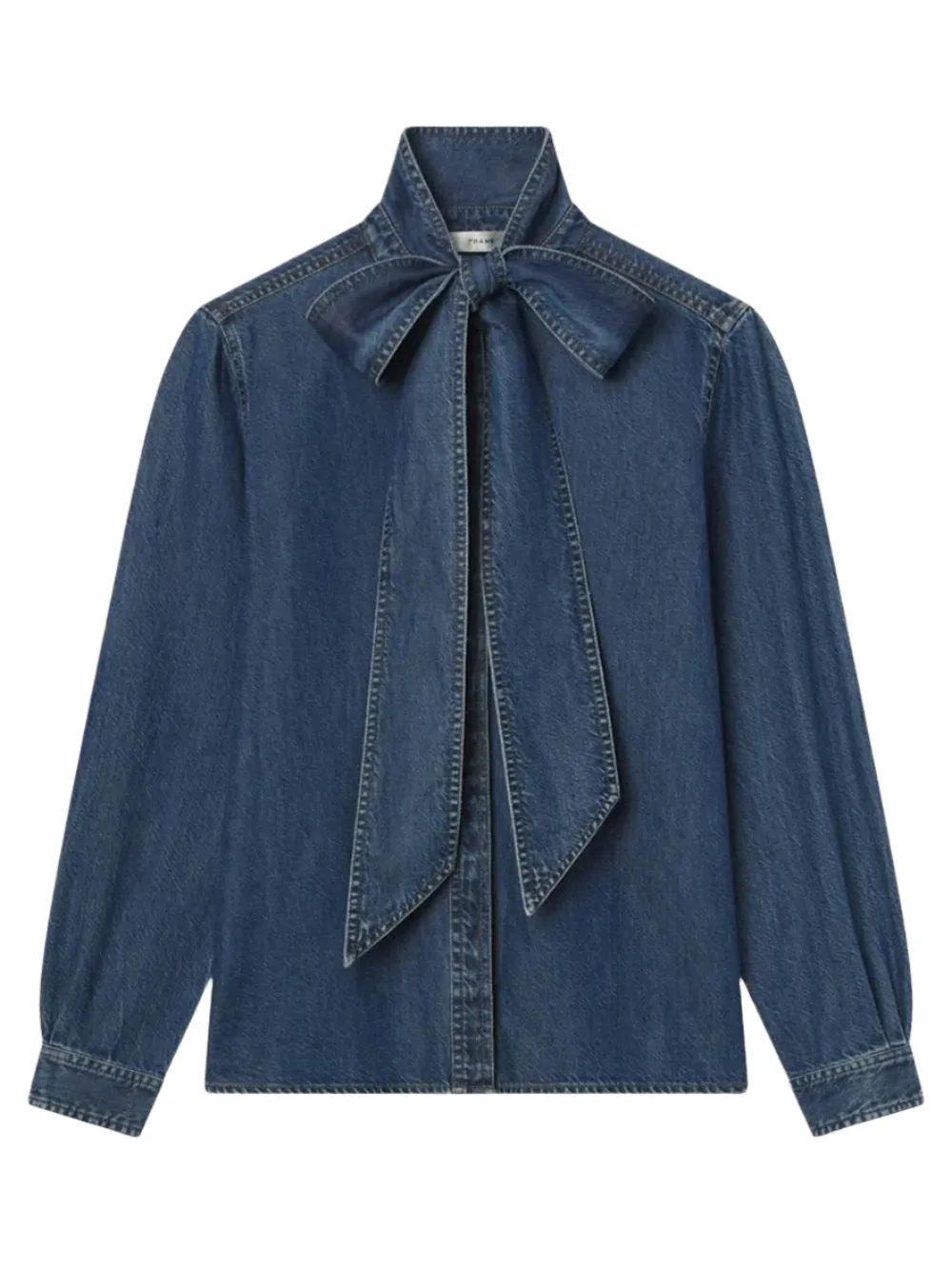 Frame The Secretary Blouse in Babydoll