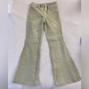 Free People We The Free Olive/Taupe Flared Jeans Size 26