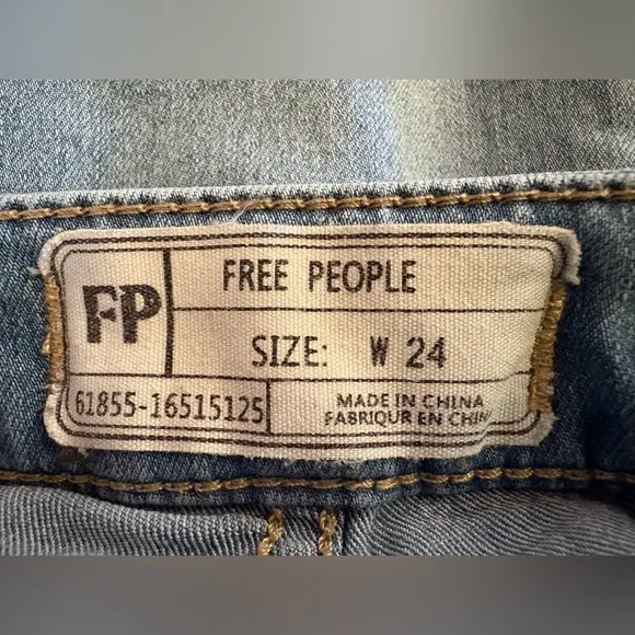 Free People Women’s Flared Denim Jeans Size 24