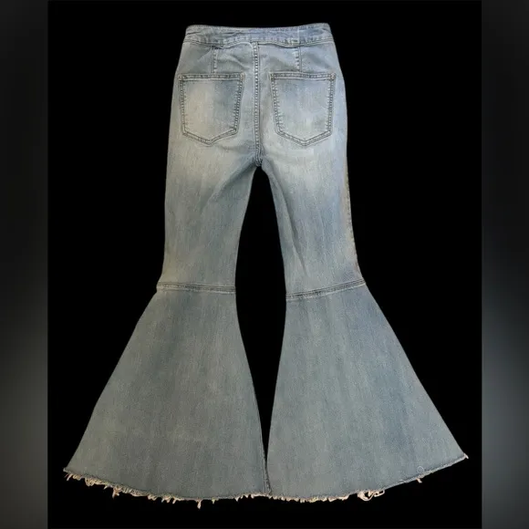 Free People Women’s Flared Denim Jeans Size 24