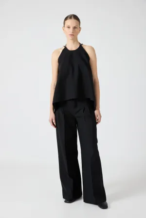 FUSION DRAPE TOP | BLACK