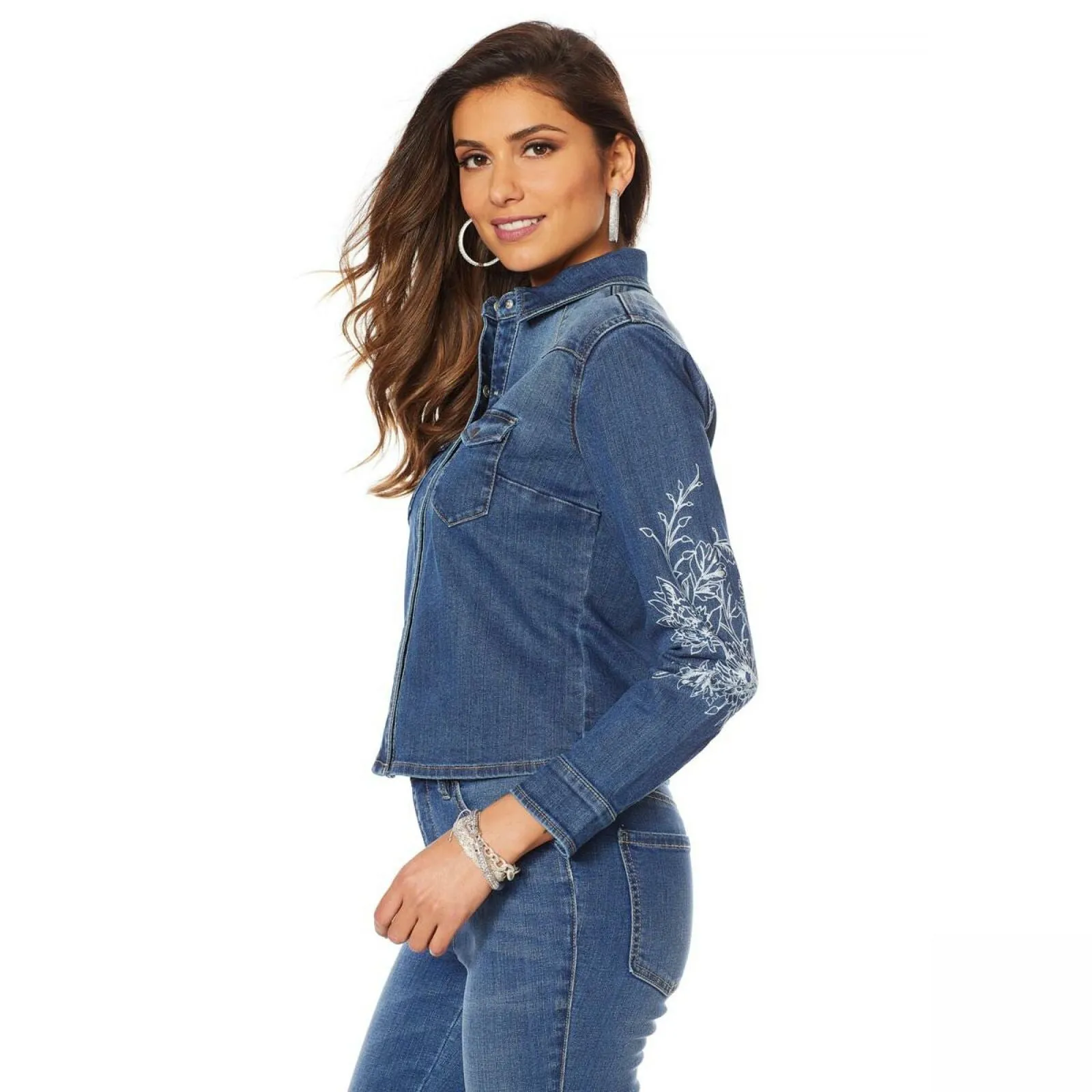 G by Giuliana Women's Denim Jean Jacket