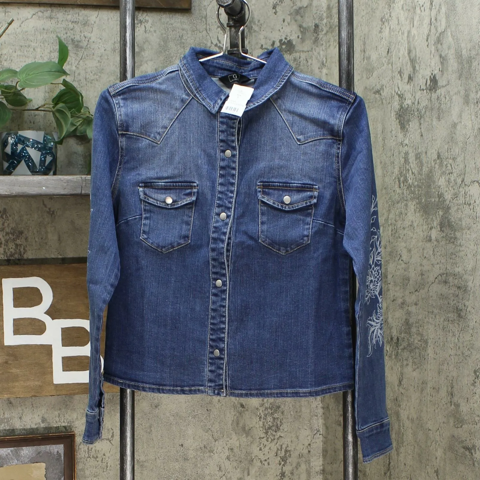 G by Giuliana Women's Denim Jean Jacket