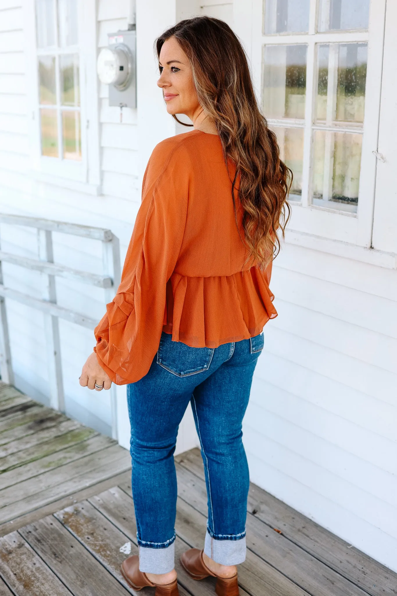 Gemma Balloon Sleeve Blouse