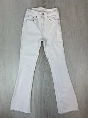Glassons Womens White Flared Jeans Size 6