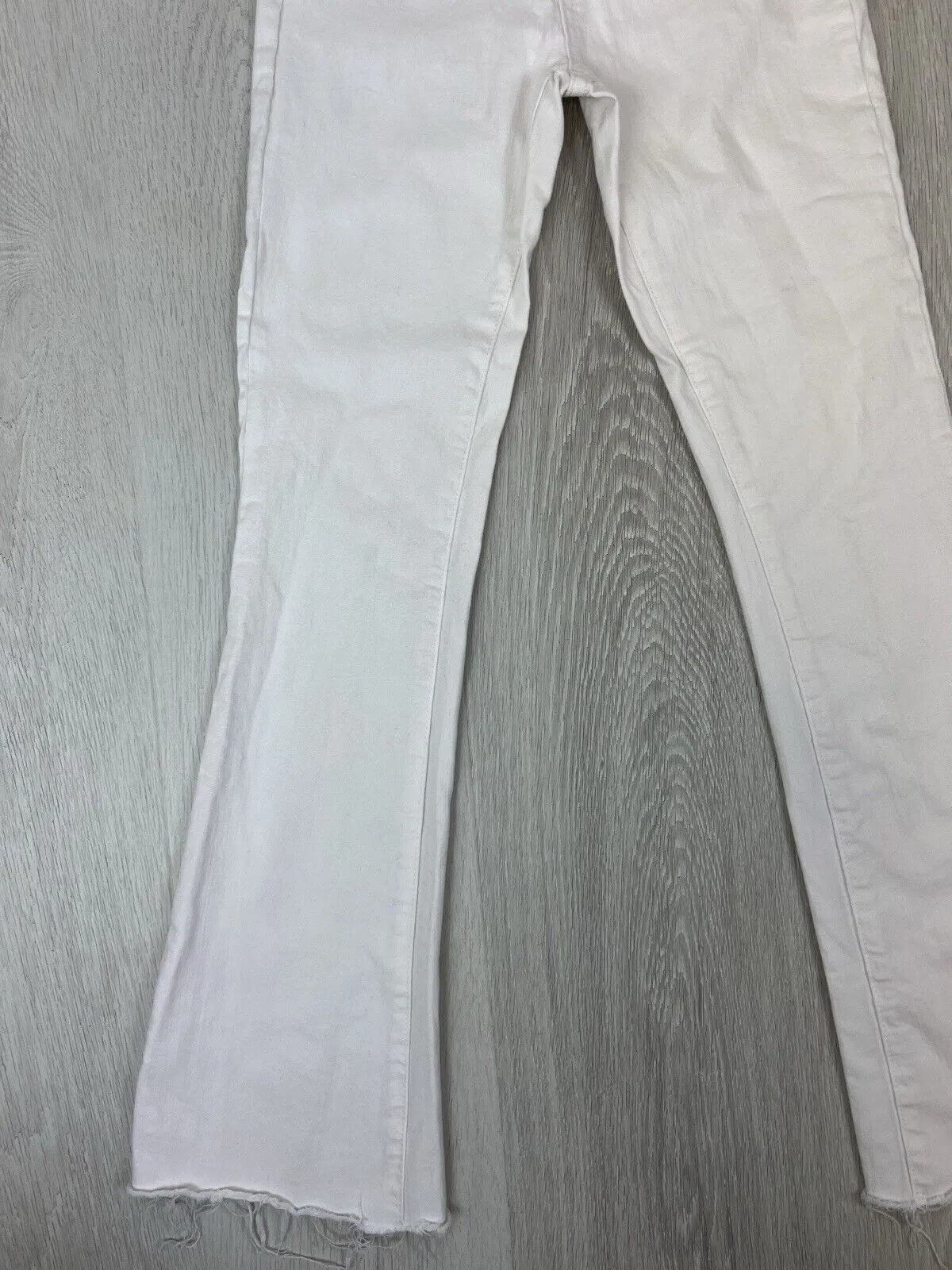 Glassons Womens White Flared Jeans Size 6