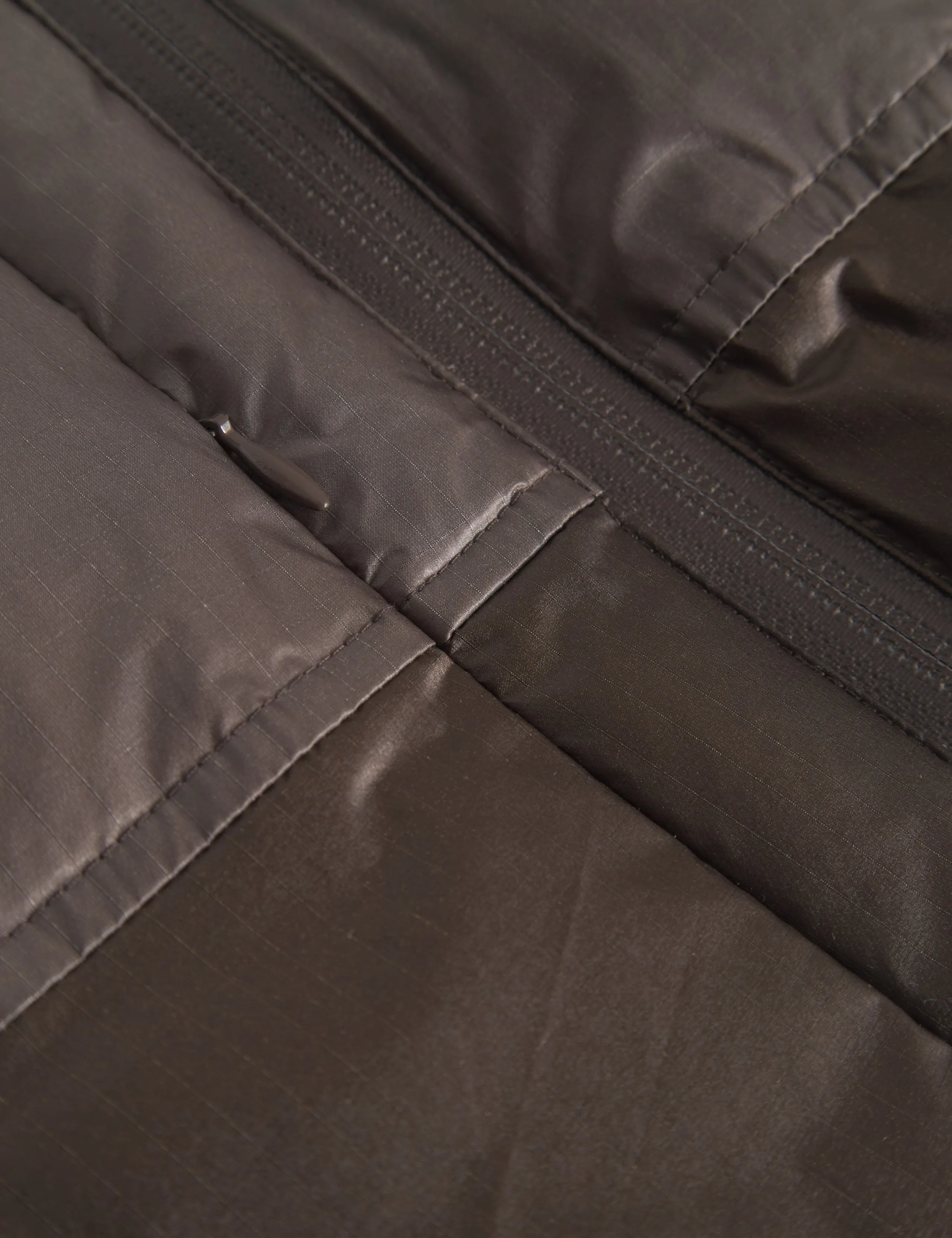 GRAIN REVERSIBLE PUFFER JACKET - BROWN