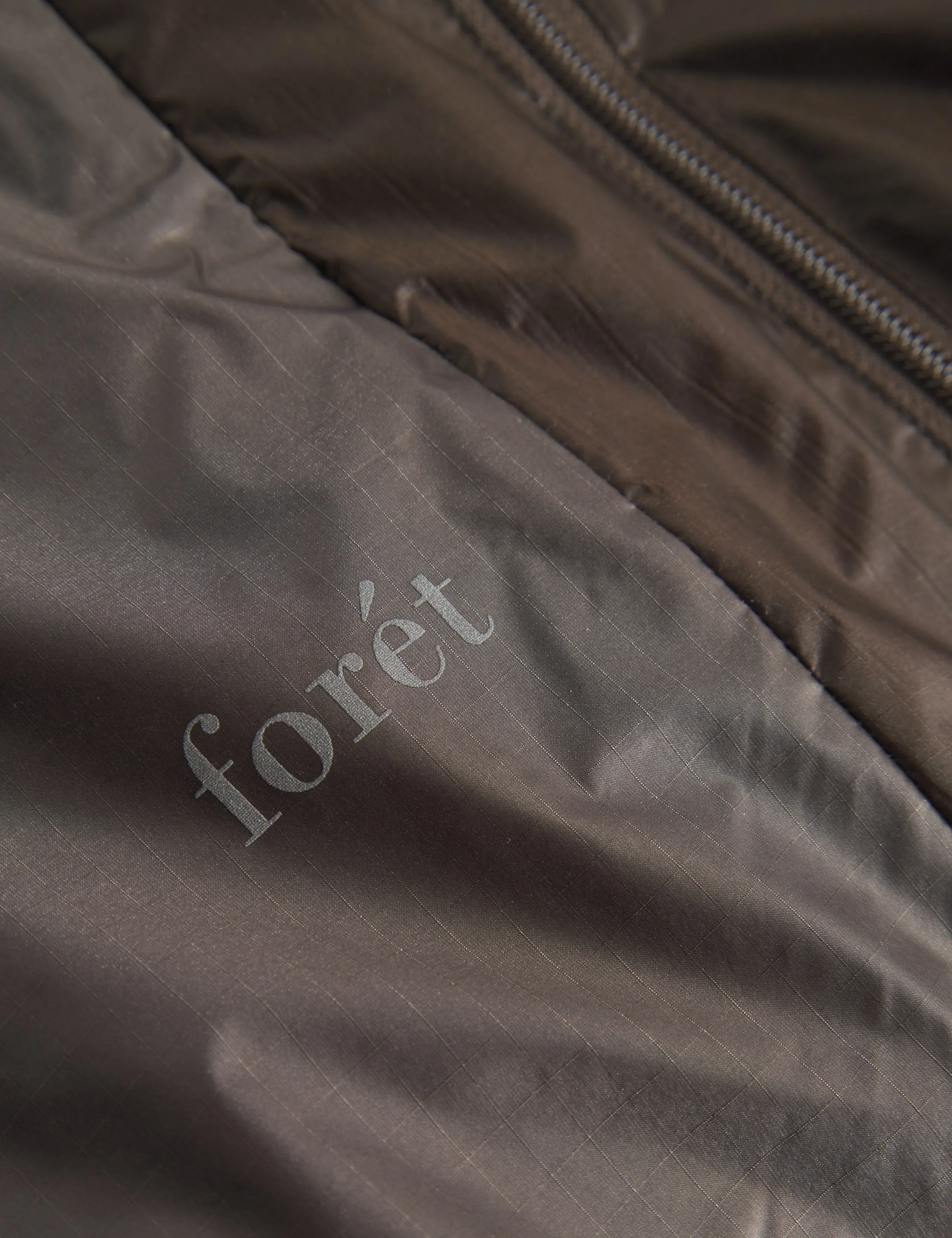 GRAIN REVERSIBLE PUFFER JACKET - BROWN