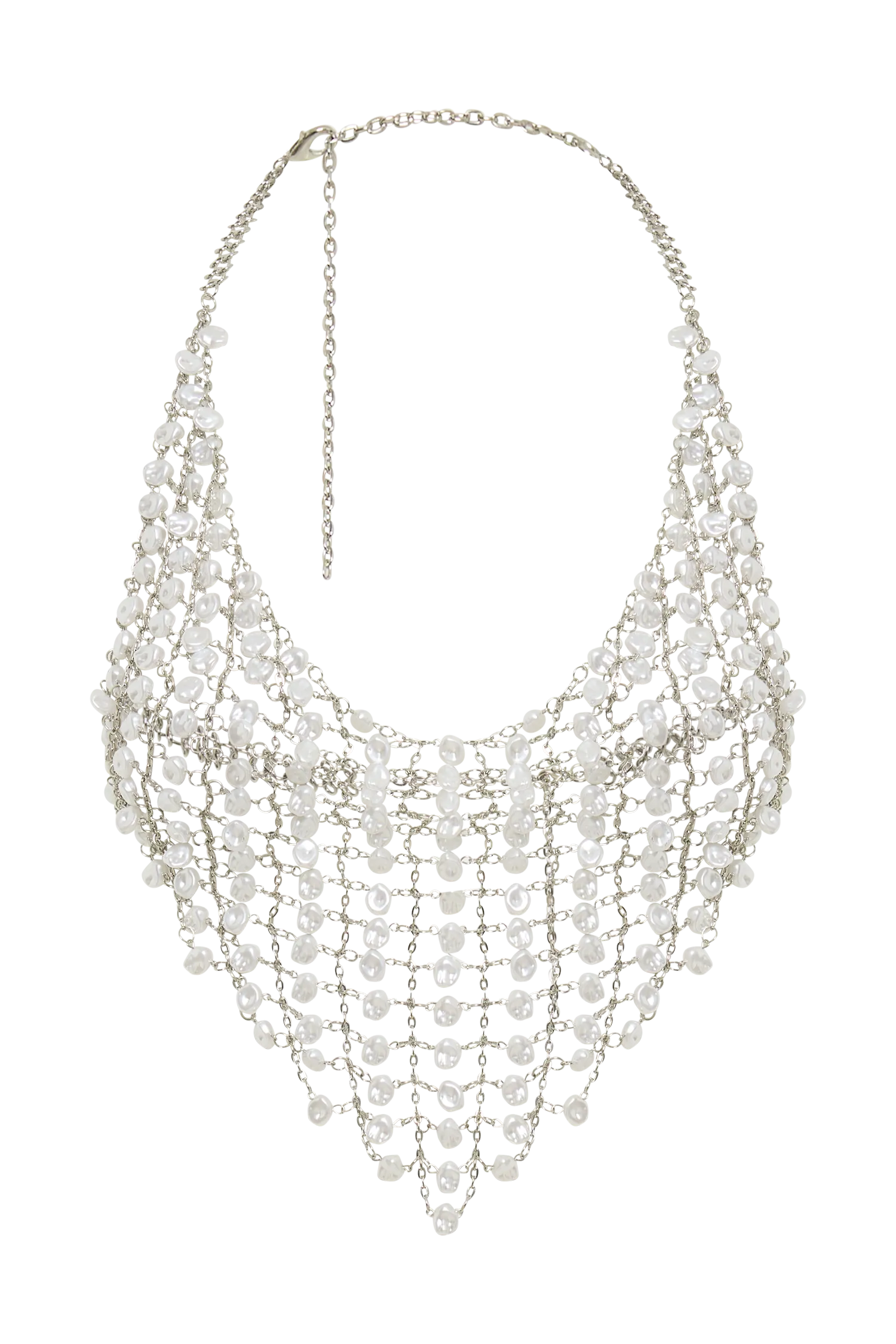 Gretchen Pearl Halter Top - Pearl