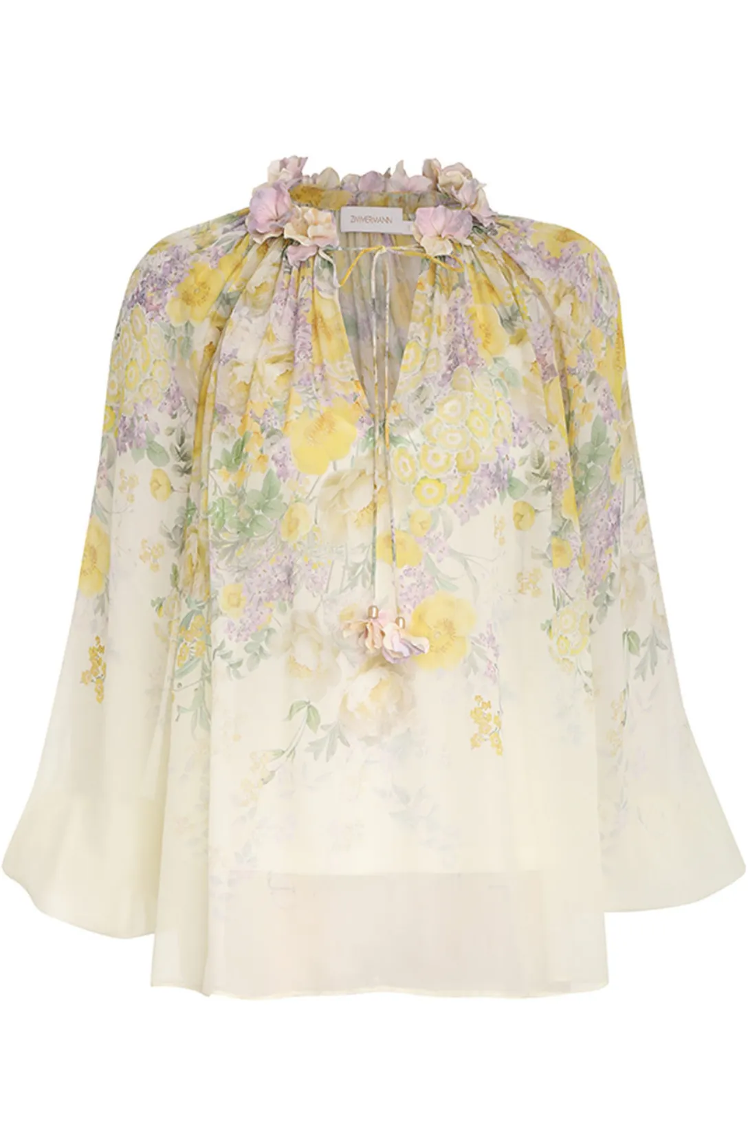 Harmony Billow Blouse | Citrus Garden Print