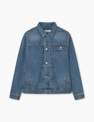 HAZY DENIM JACKET - VINTAGE BLUE