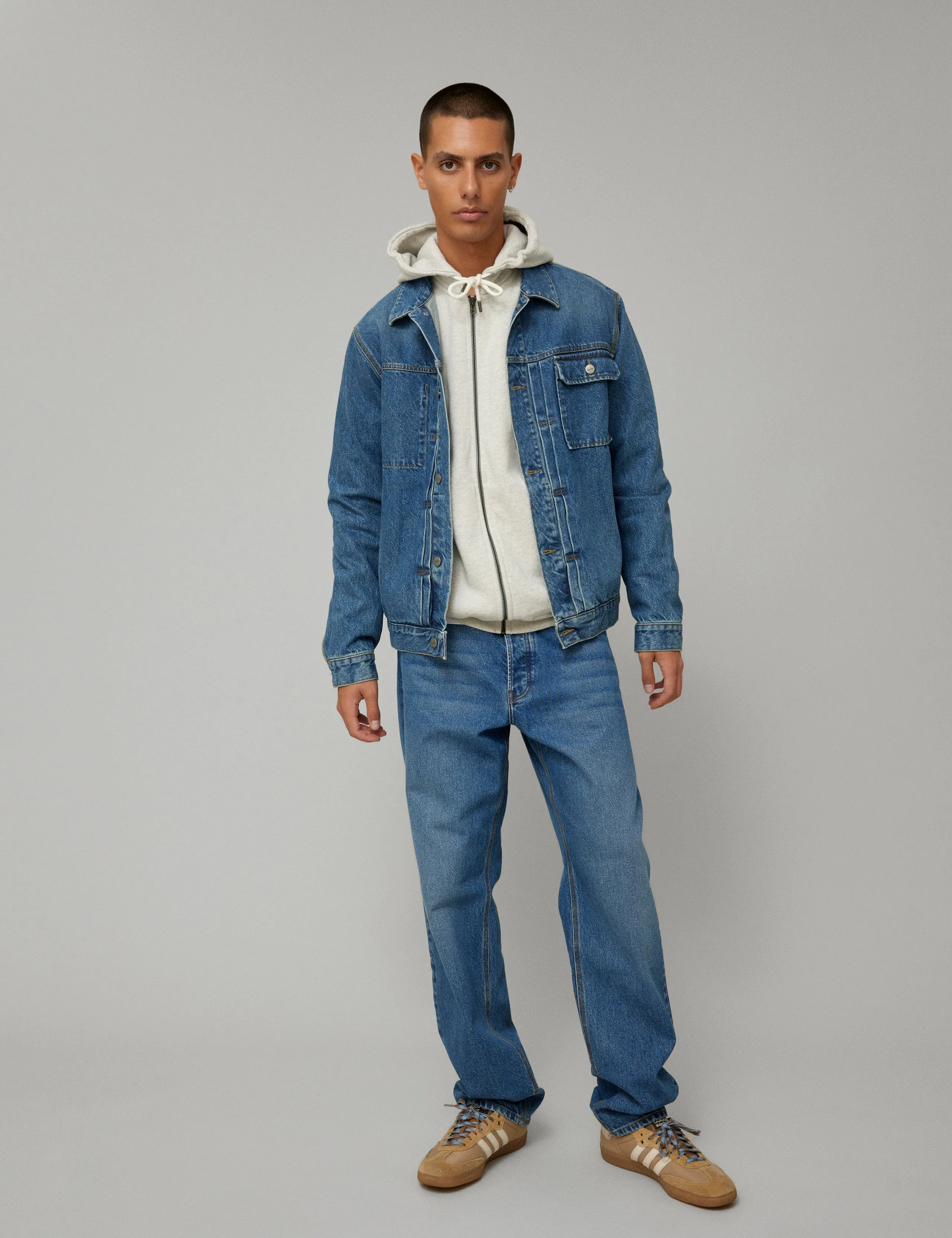HAZY DENIM JACKET - VINTAGE BLUE