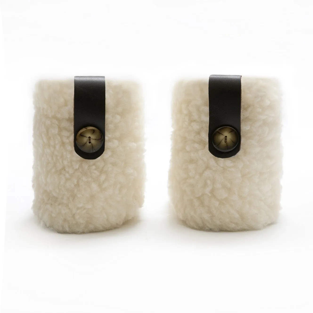 High Igloo Strap Slippers | Cream | Wool Lining