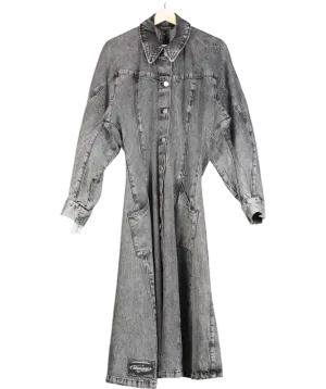 Holzweiler Sousha Denim Long Coat Dk. Grey UK S