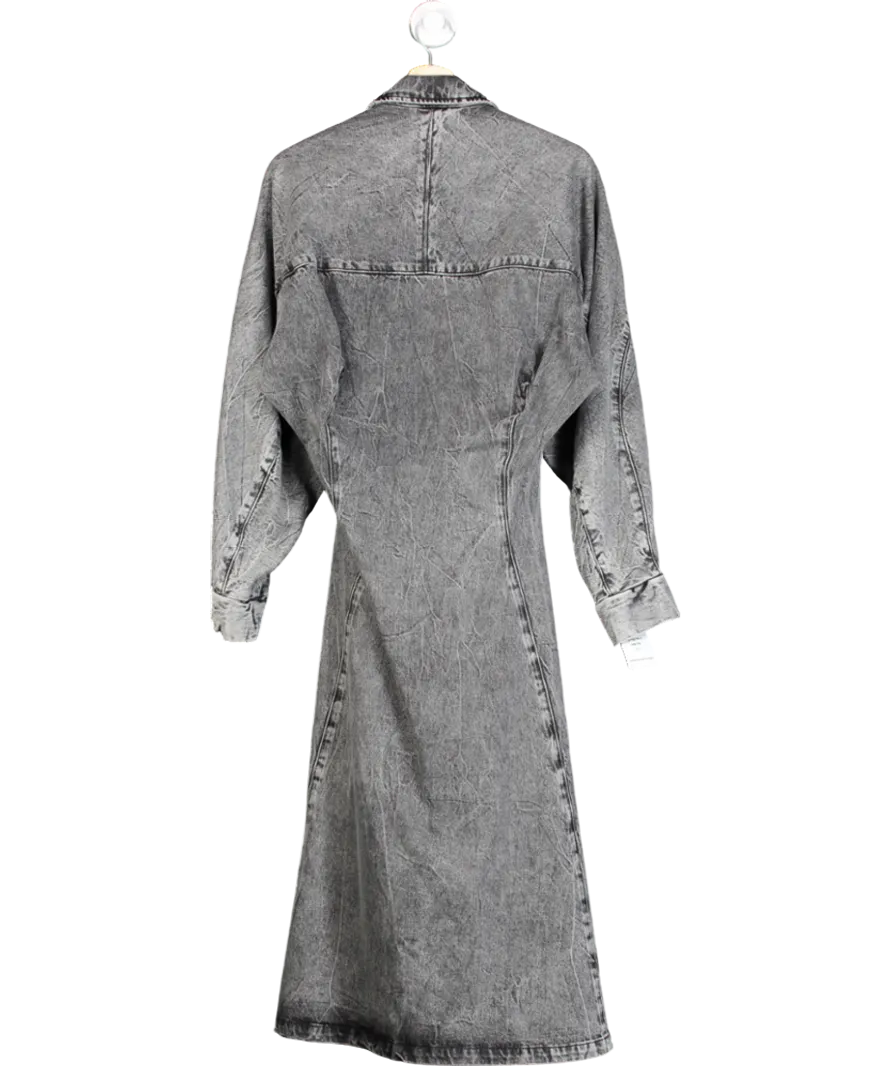 Holzweiler Sousha Denim Long Coat Dk. Grey UK S