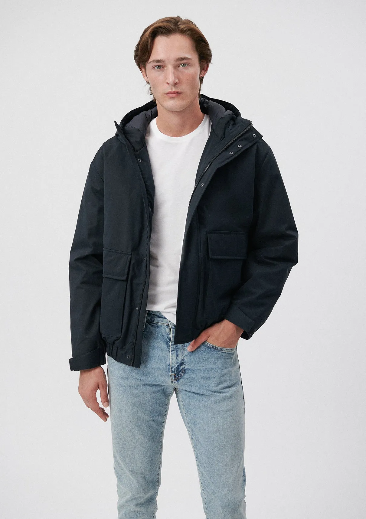 Hooded Black Jacket