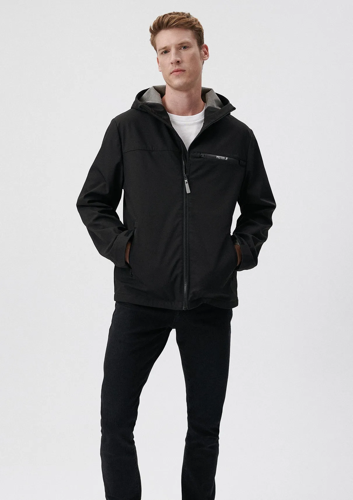 Hooded Black Jacket