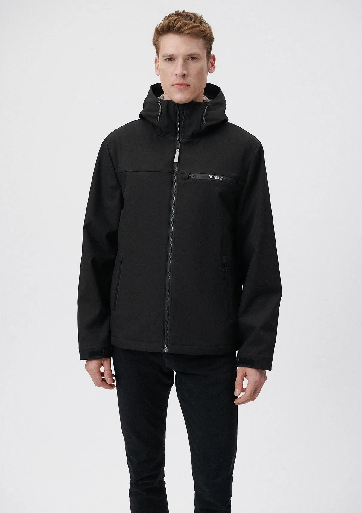 Hooded Black Jacket