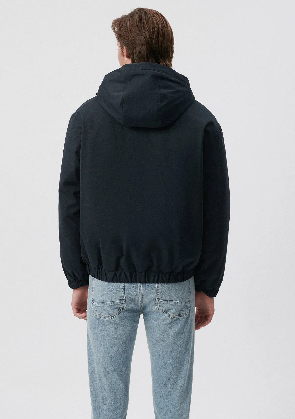 Hooded Black Jacket