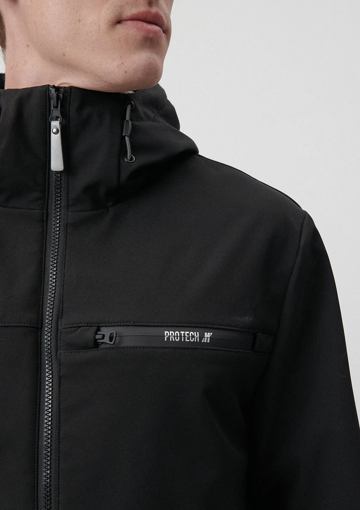Hooded Black Jacket