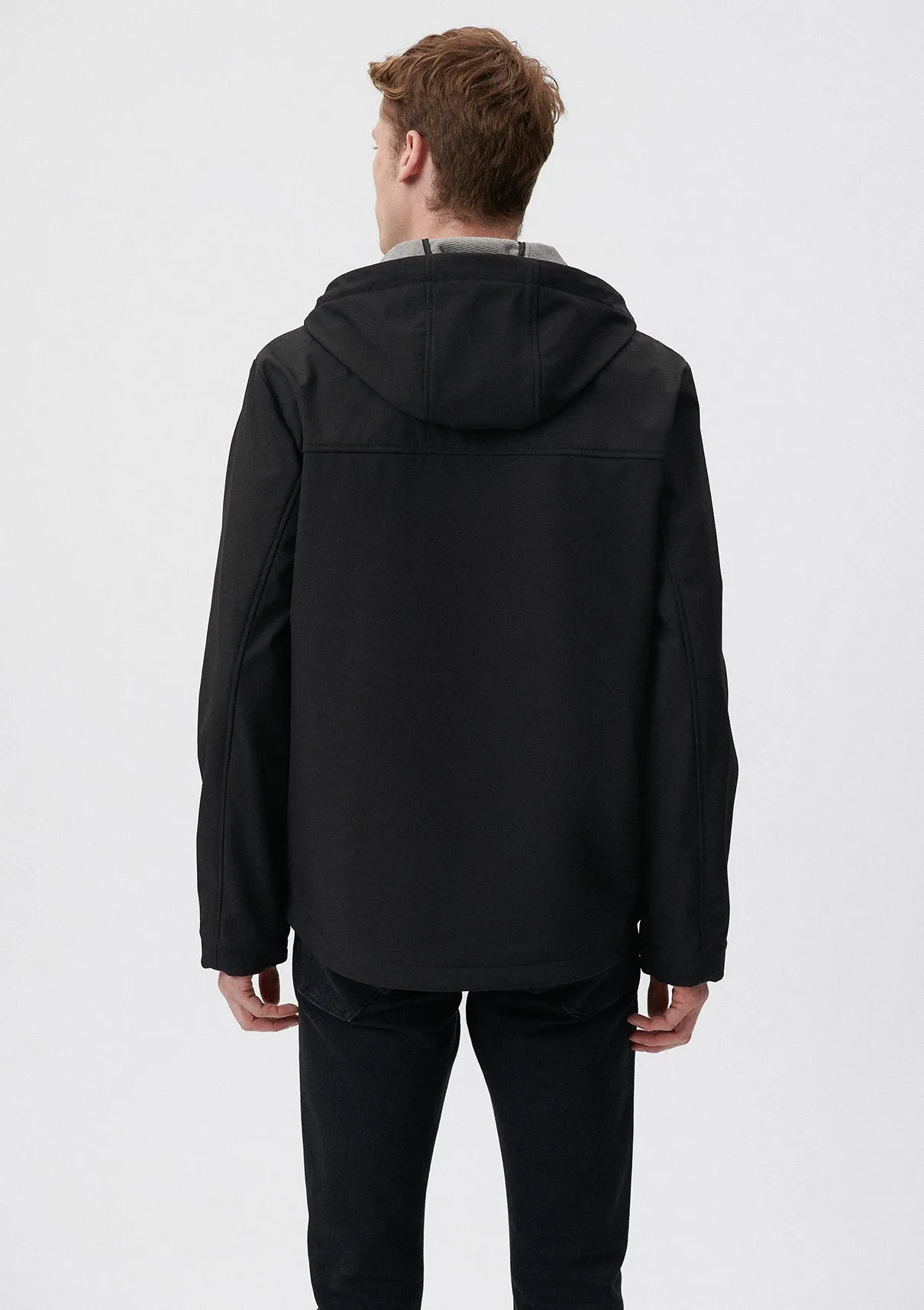Hooded Black Jacket