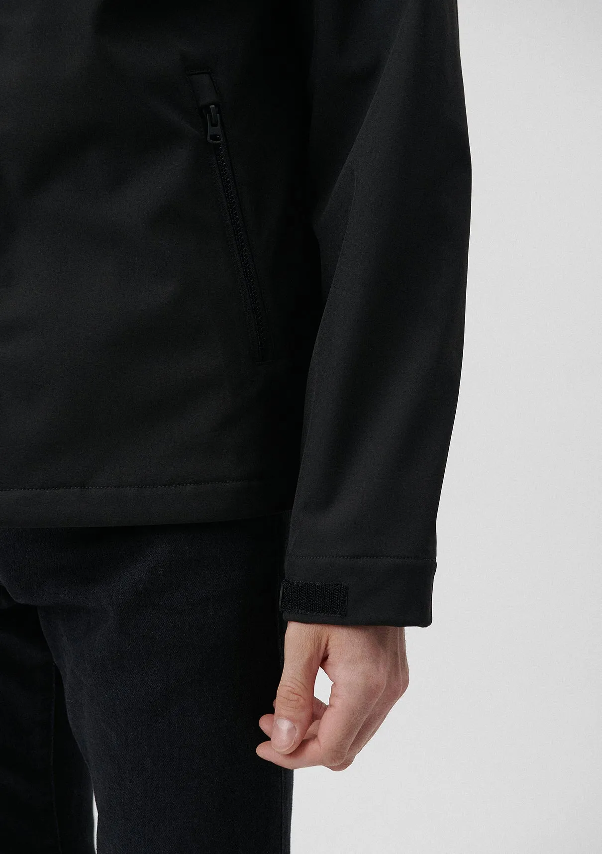 Hooded Black Jacket