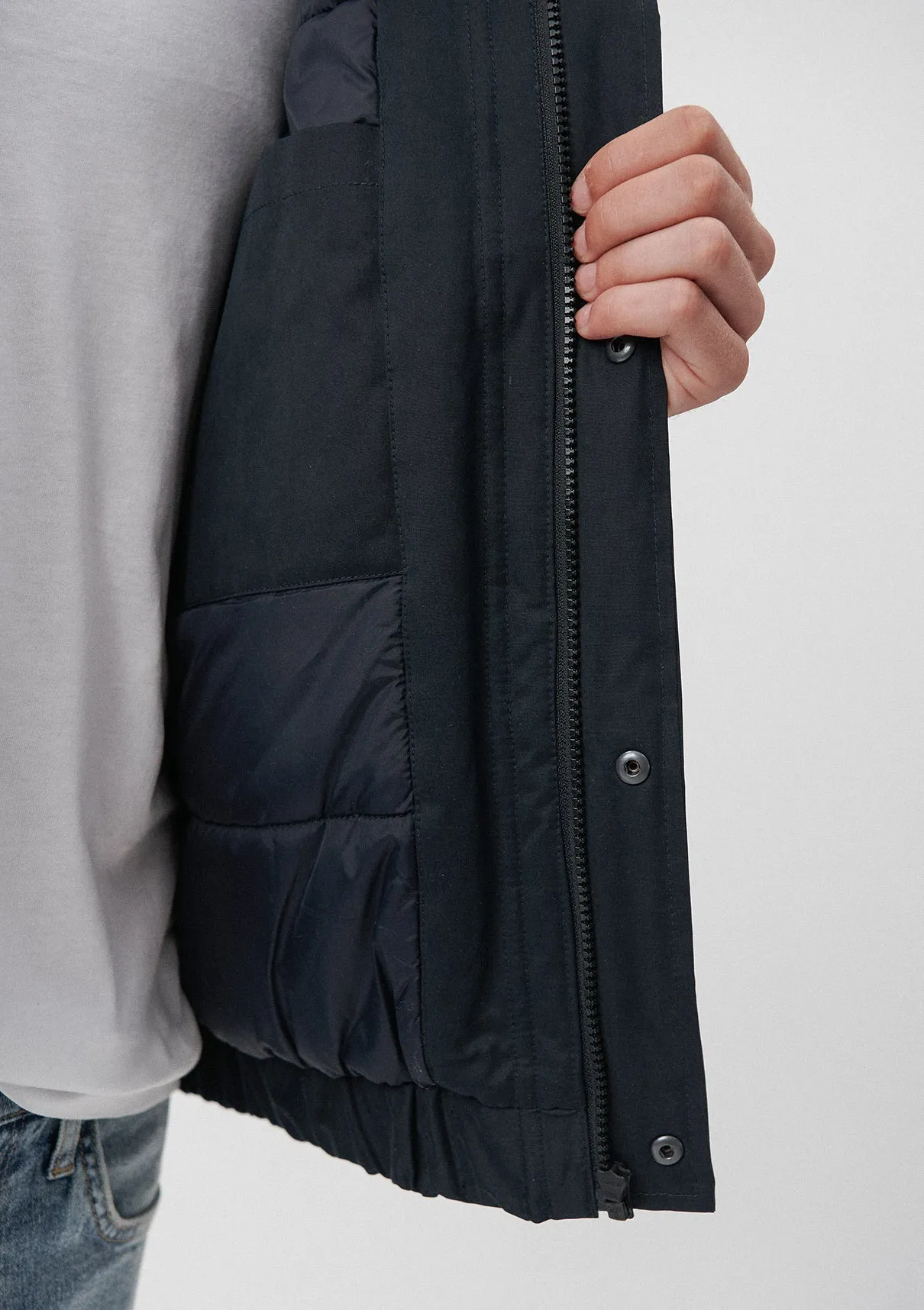Hooded Black Jacket