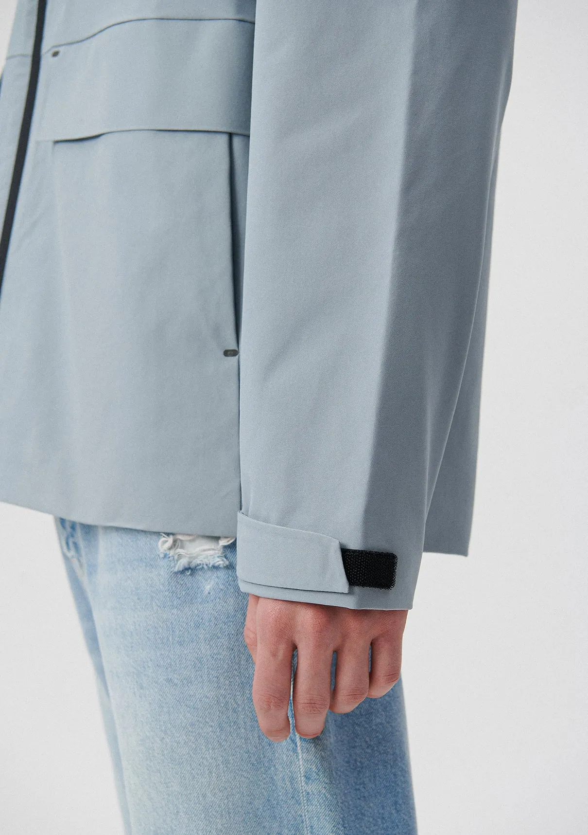 Hooded Blue Jacket