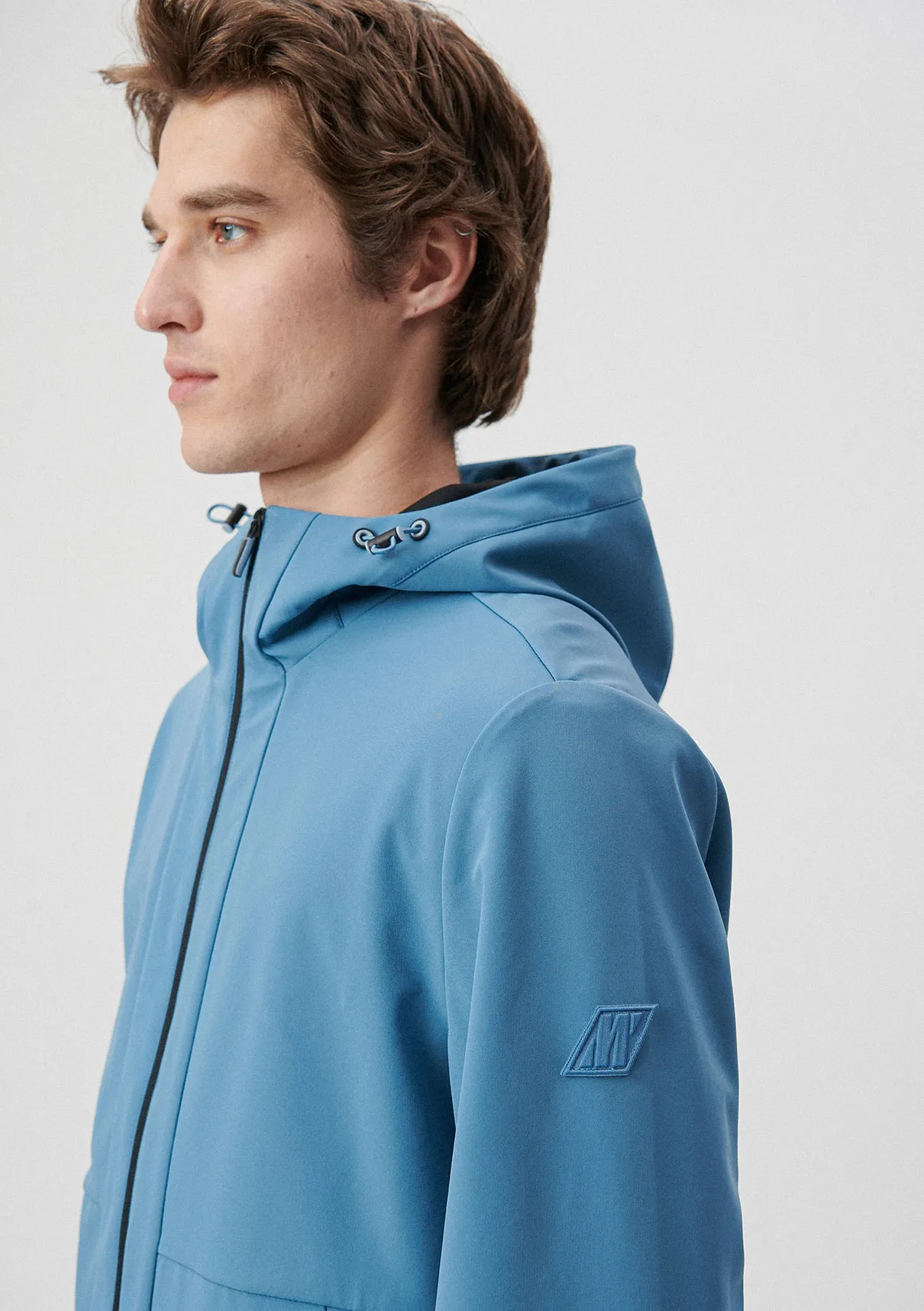 Hooded Blue Jacket