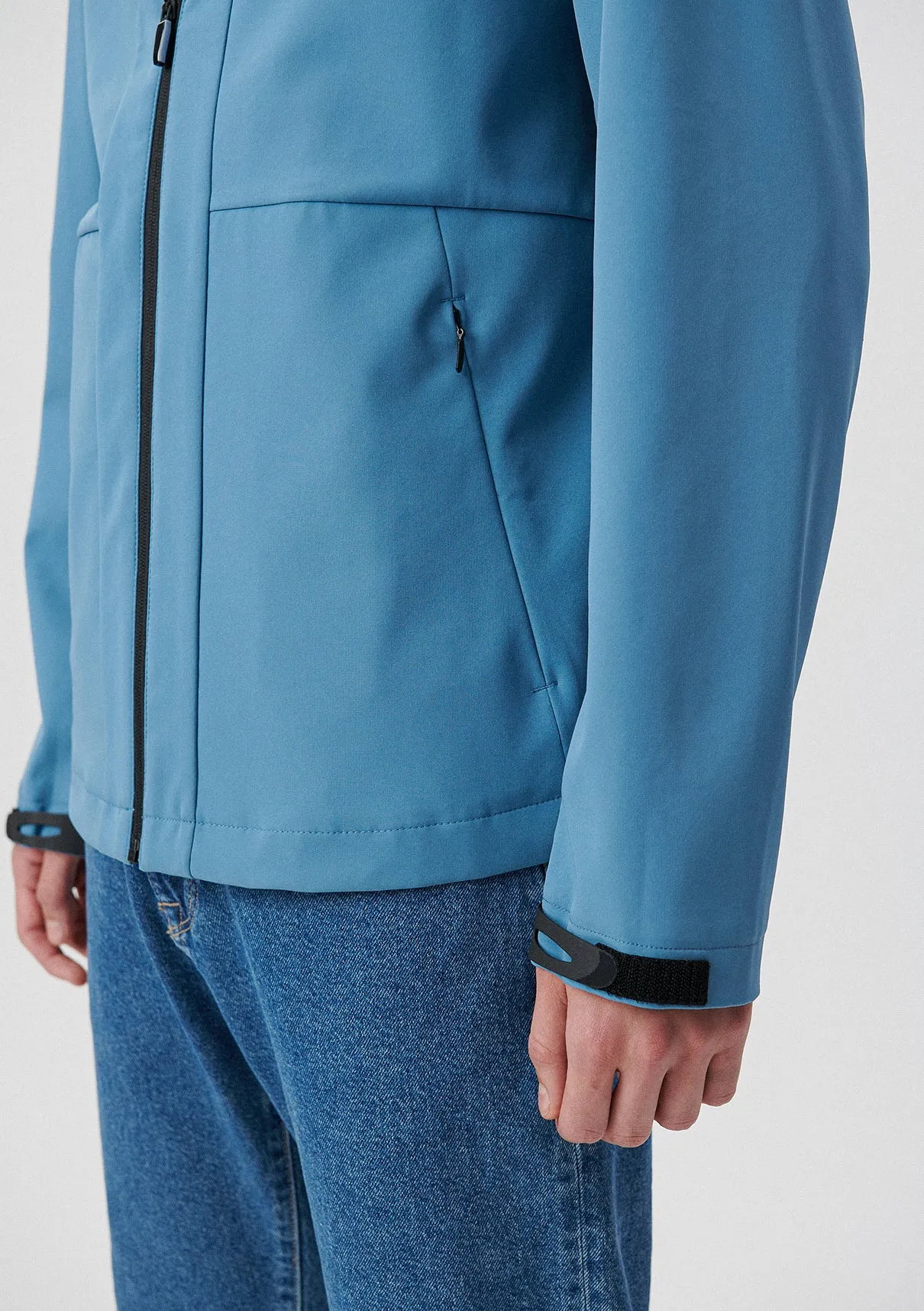 Hooded Blue Jacket