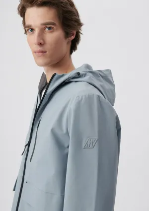 Hooded Blue Jacket
