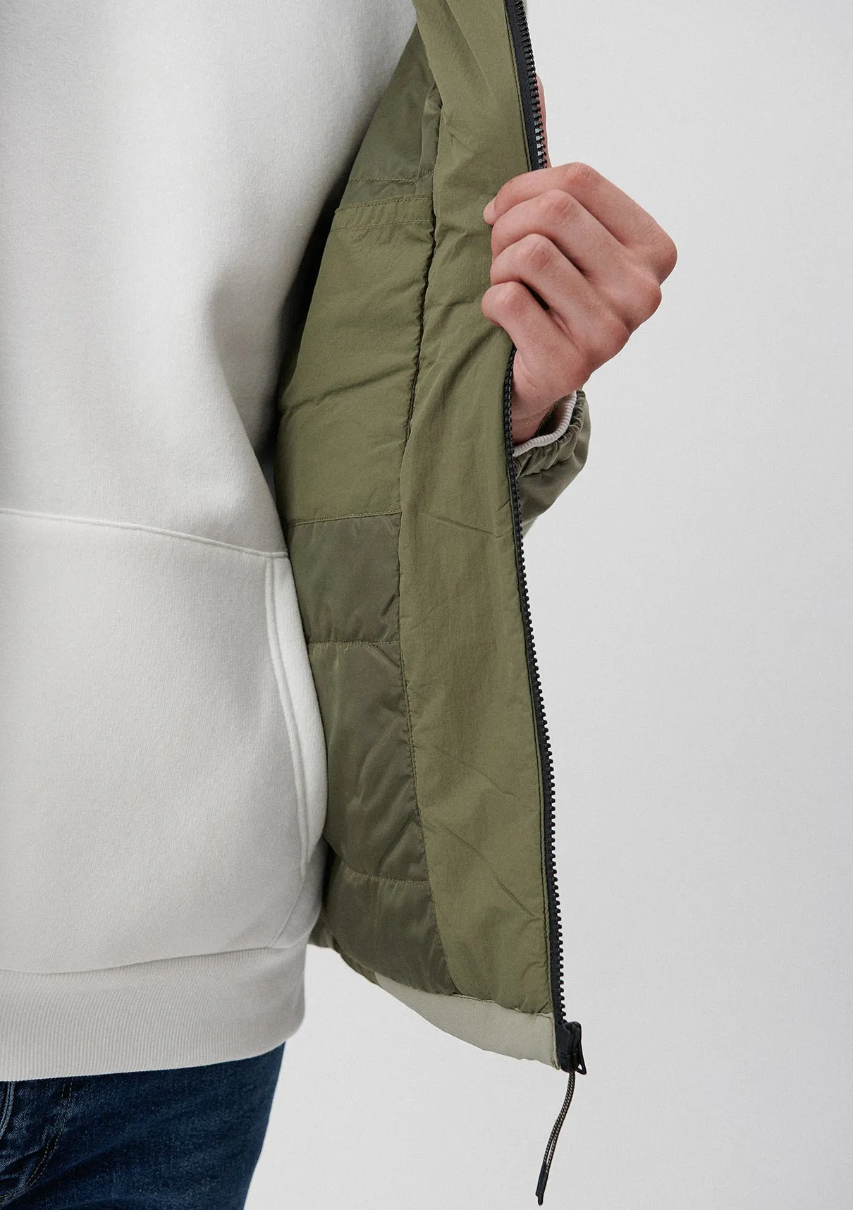Hooded Green Jacket