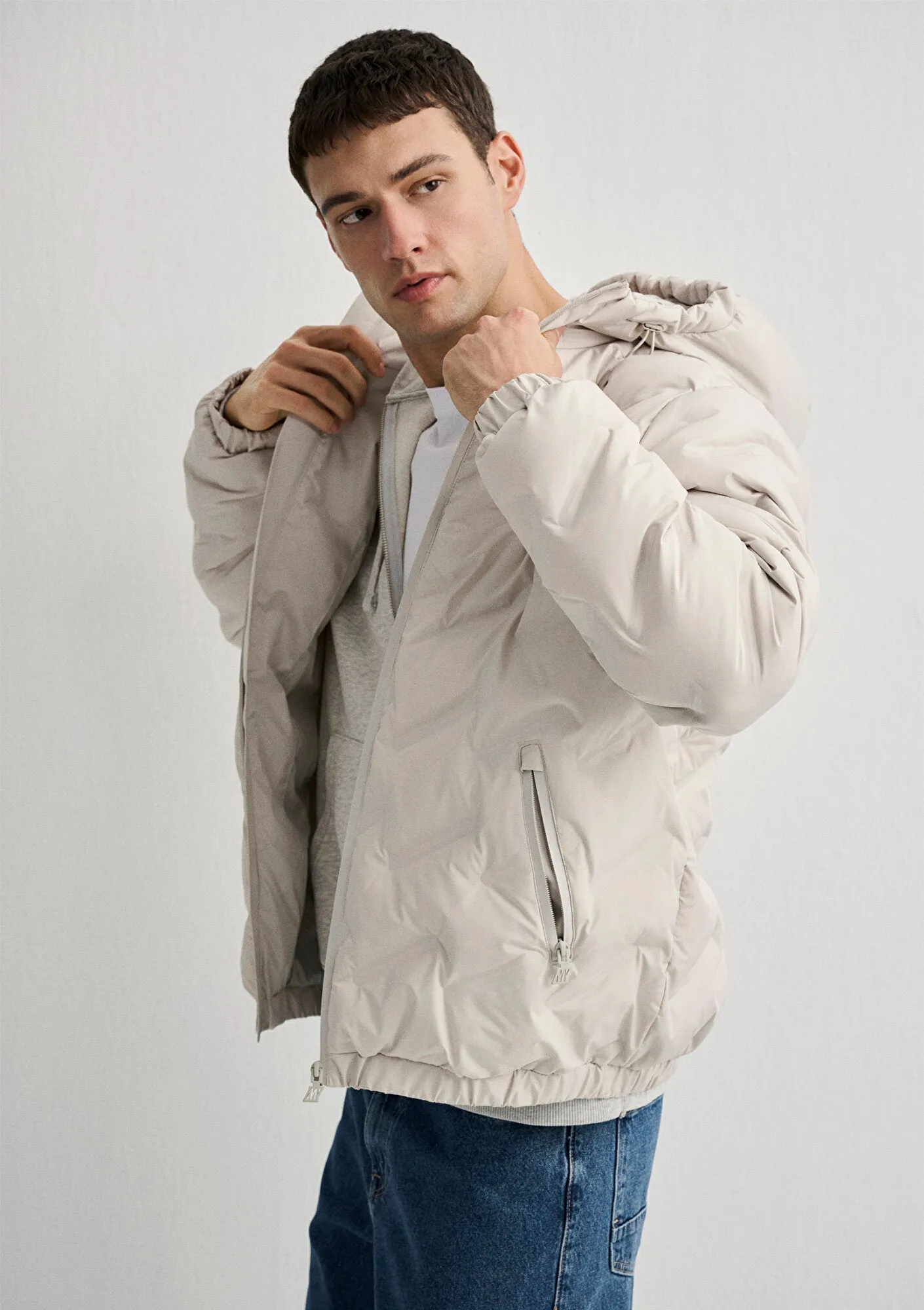 Hooded Grey Jacket