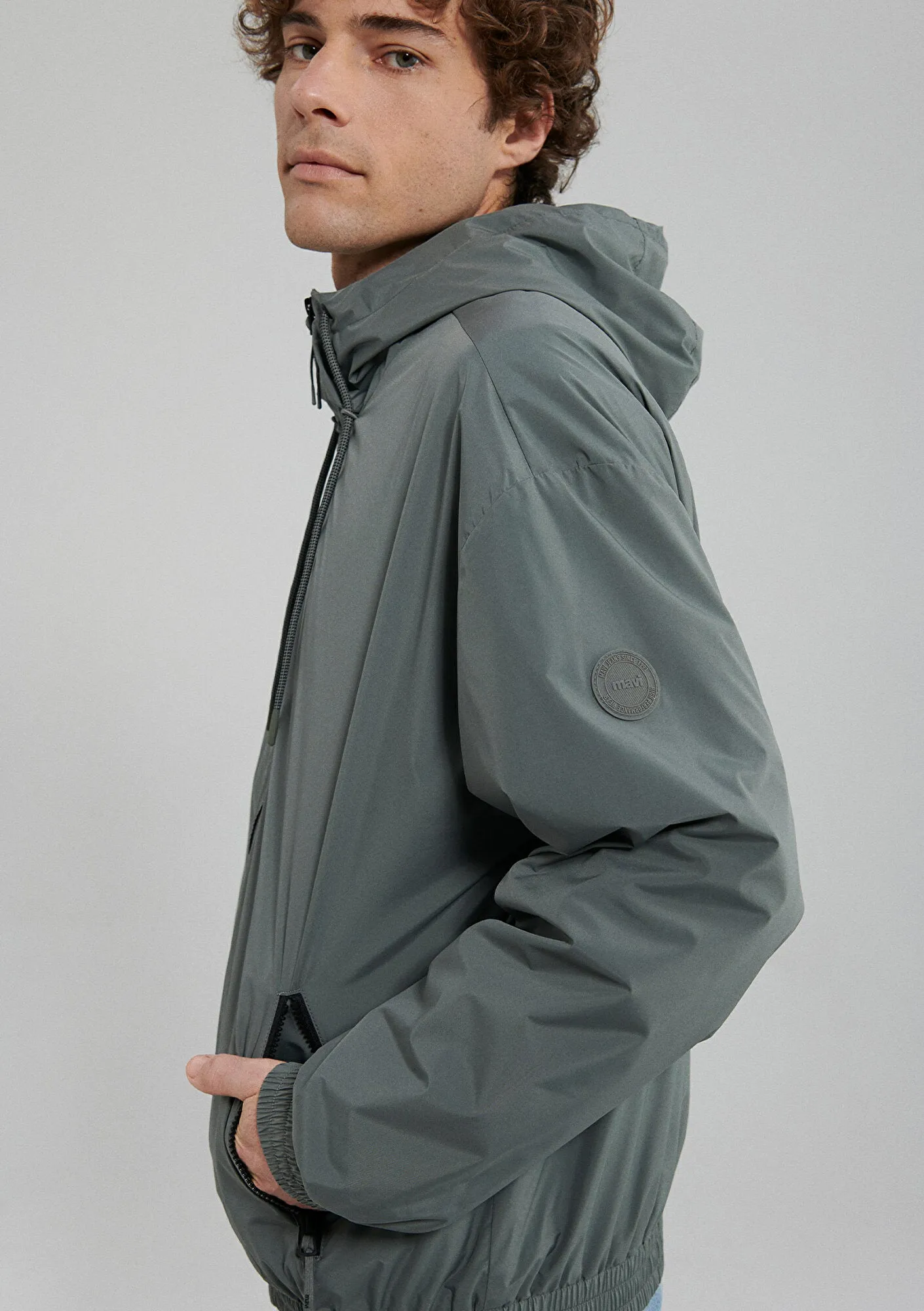 Hooded Grey Jacket